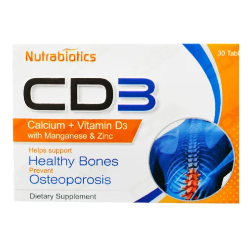 CD3 Tablets – Calcium, Vitamin D3, Magnesium & Zinc Supplement