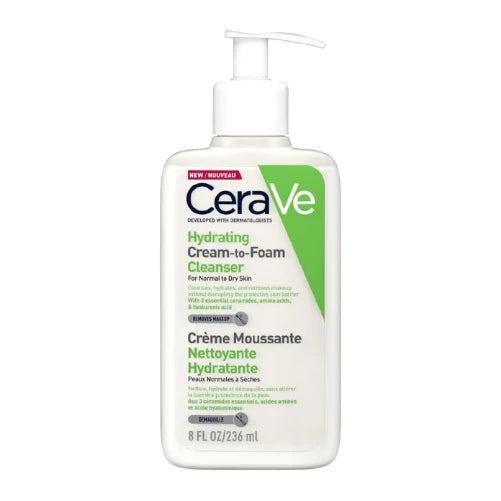 Cerave Hydrating Cream-to-Foam Cleanser 237ml