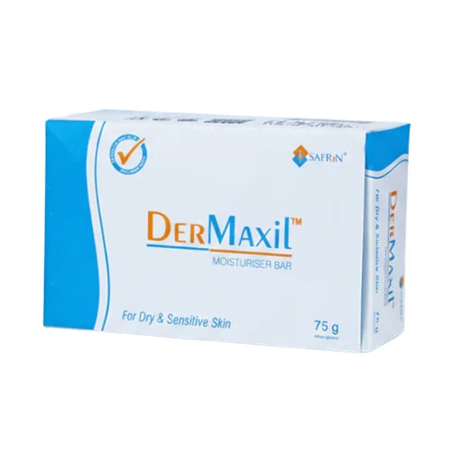 Safrin DerMaxil Moisturiser Bar Soap 75gm