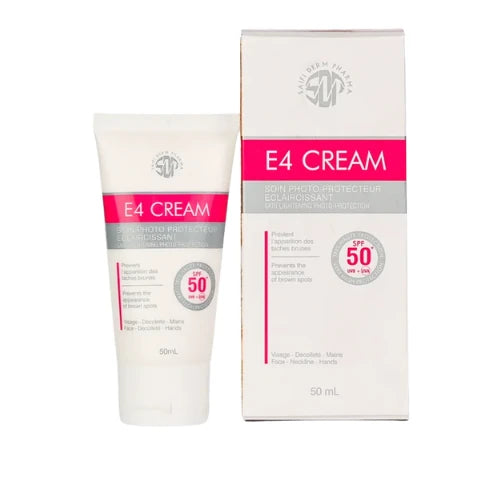 E4 Cream – SPF 50 Sun Protection & Skin Brightening