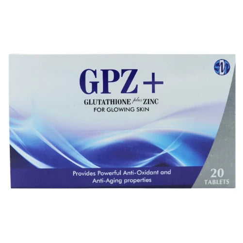GPZ Tablets – Glutathione + Zinc for Radiant Skin