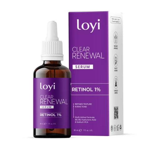 Loyi Retinol 1% Serum 30ml for Anti-Aging and Skin Renewal