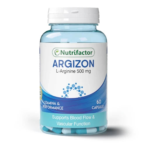 Nutrifactor Argizon L-Arginine 500mg 60 Capsules