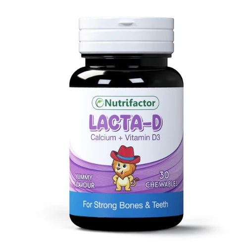 Nutrifactor Lacta D Calcium + Vitamin D3 30 Chewables