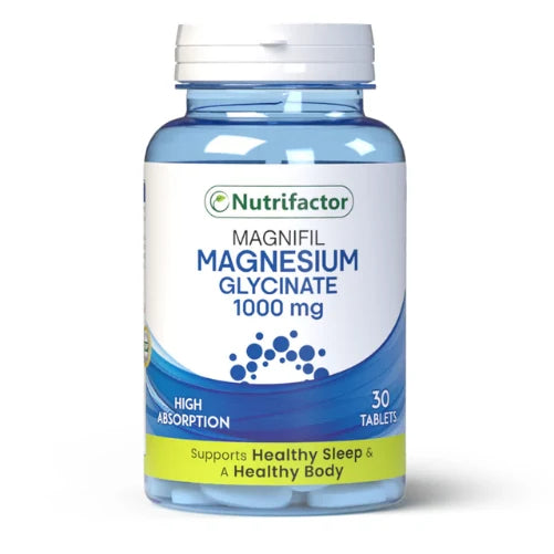 Nutrifactor Magnesium Glycinate 1000mg Tablets 30's