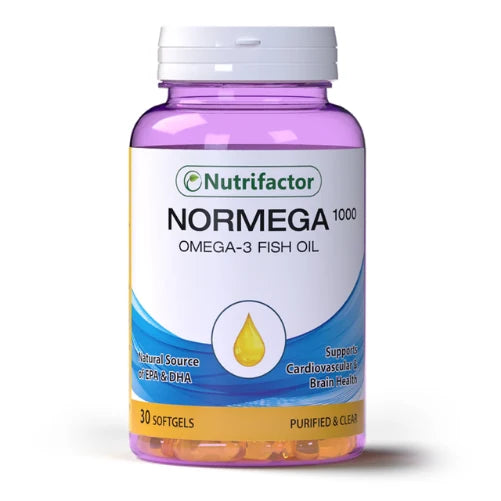 Nutrifactor Normega 1000 Omega 3 Fish Oil Softgels
