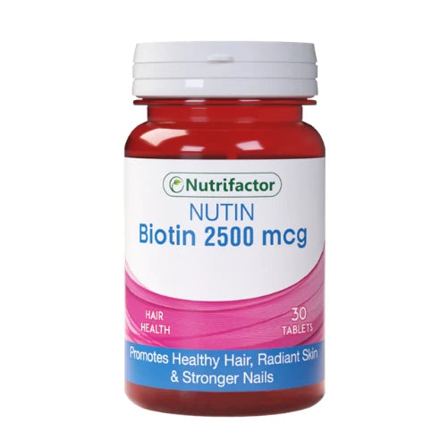 Nutrifactor Nutin Biotin 2500mcg Tablets 30's
