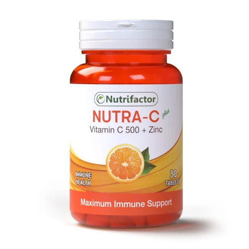 Nutrifactor Nutra-C Vitamin C 500 + Zinc Tablets