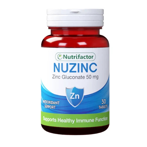 Nutrifactor Nuzinc Zinic Gluconate 50mg Tablets