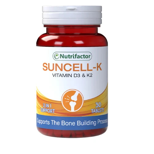Nutrifactor Suncell K Vitamin D3 and K2 Tablets