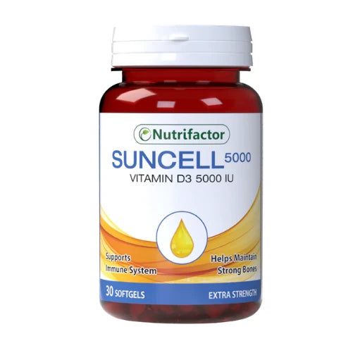 Nutrifactor Suncell Vitamin D3 5000 IU Softgels