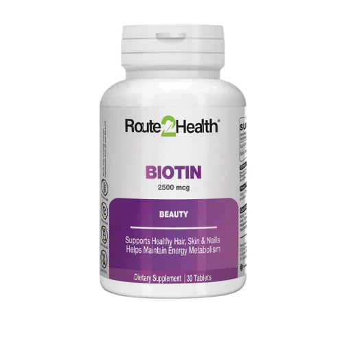 Route2Health Biotin 2500mcg Tablets 30's