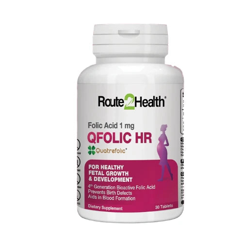 Route2Health Folic Acid 1mg QFolic HR Tablets