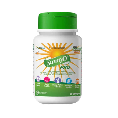 Scotmann’s SunnyD PRO Vitamin D3 & K2 - 30 Softgels