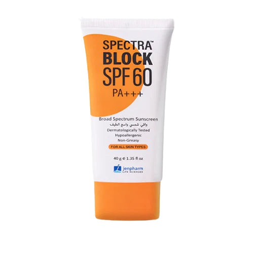 Spectra Block SPF 60 Sunscreen 40g – Best Sunblock in Pakistan