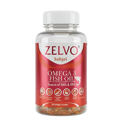 Crystolite Zelvo Softgel Omega 3 Fish Oil